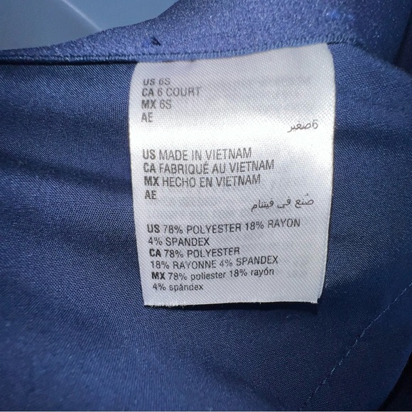 NWT INC Women’s 6 Short Straight Leg Trouser Dress Pants Office Mid Rise 6S - Picture 12 of 16